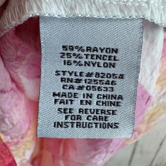 Escape by Habitat Guava Tropical Pink Sleeveless Tank Shift Dress Size Medium - Picture 6 of 12